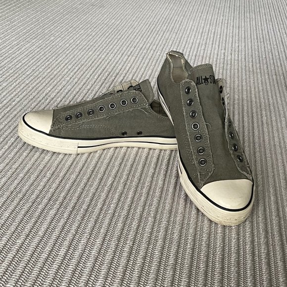 Converse x John Varvatos All Star Low Top Laceless Slip Ons - Mens 9 / Womens 11 - Picture 4 of 9